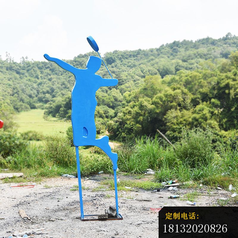 不锈钢户外森林运动人物雕塑 (2)_800*800
