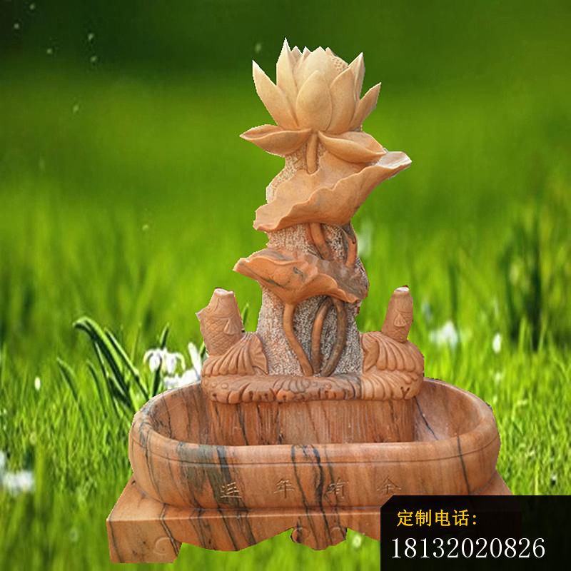 晚霞红景观荷花水池_800*800