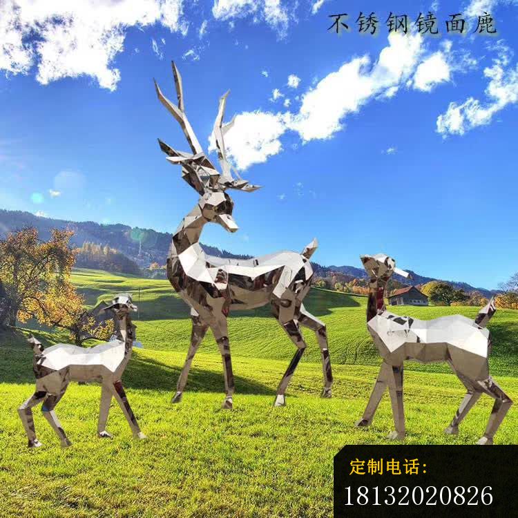 不锈钢镜面动物鹿 (4)_750*750
