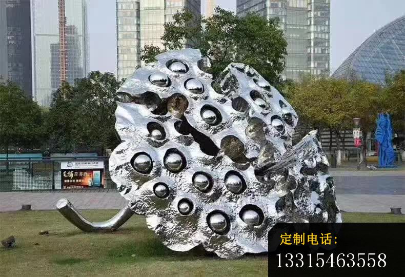 不锈钢城市莲蓬雕塑_790*540