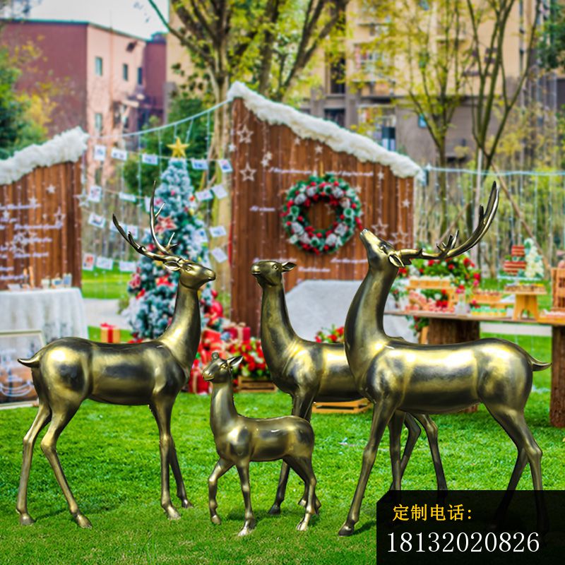 花园景观创意铸铜鹿 (2)_800*800