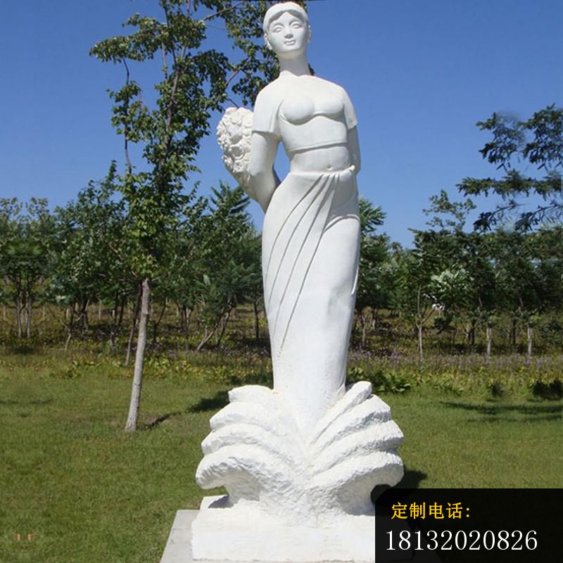 汉白玉古代人物雕塑_800*800