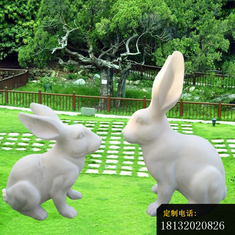 石雕公园动物兔子摆件 (2)_800*800