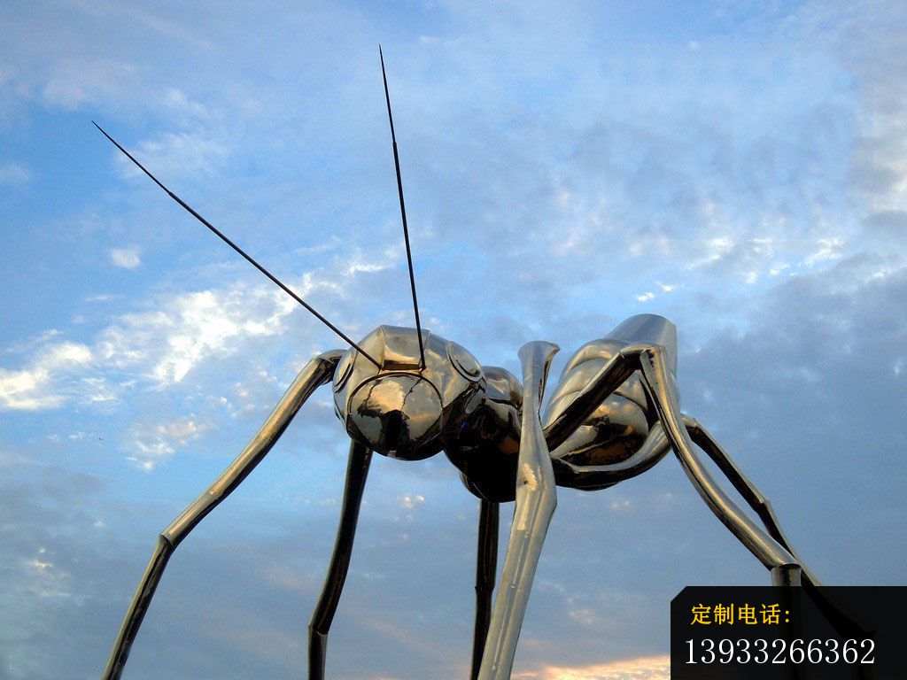 大型城市不锈钢蚂蚁雕塑_1024*768