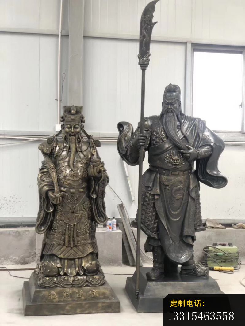 关公财神雕塑_799*1066