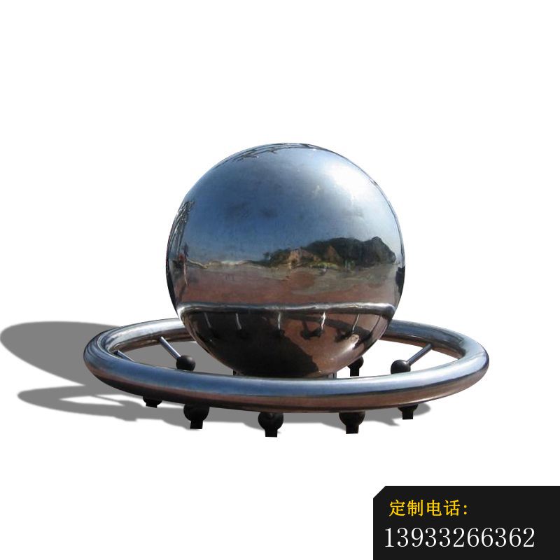 企业不锈钢镜面圆球景观雕塑_800*800