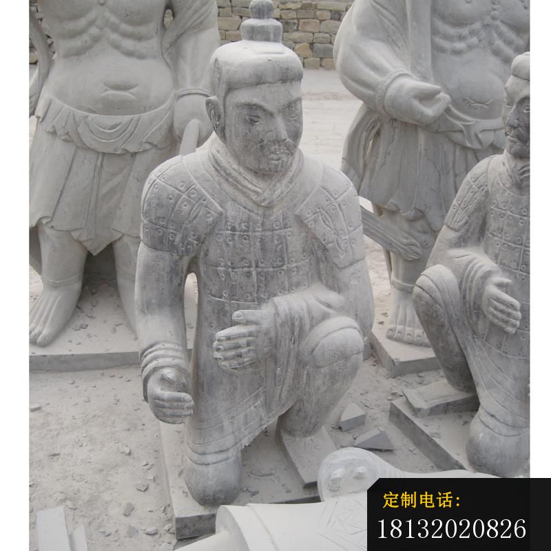 古代兵马俑石雕_800*800