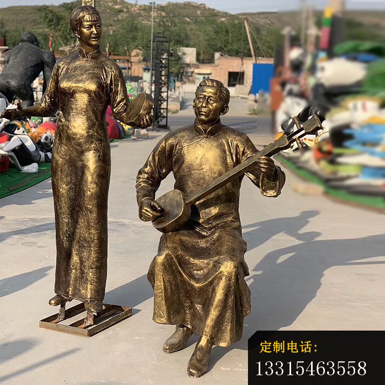 广场商业街小品人物铜雕_750*750