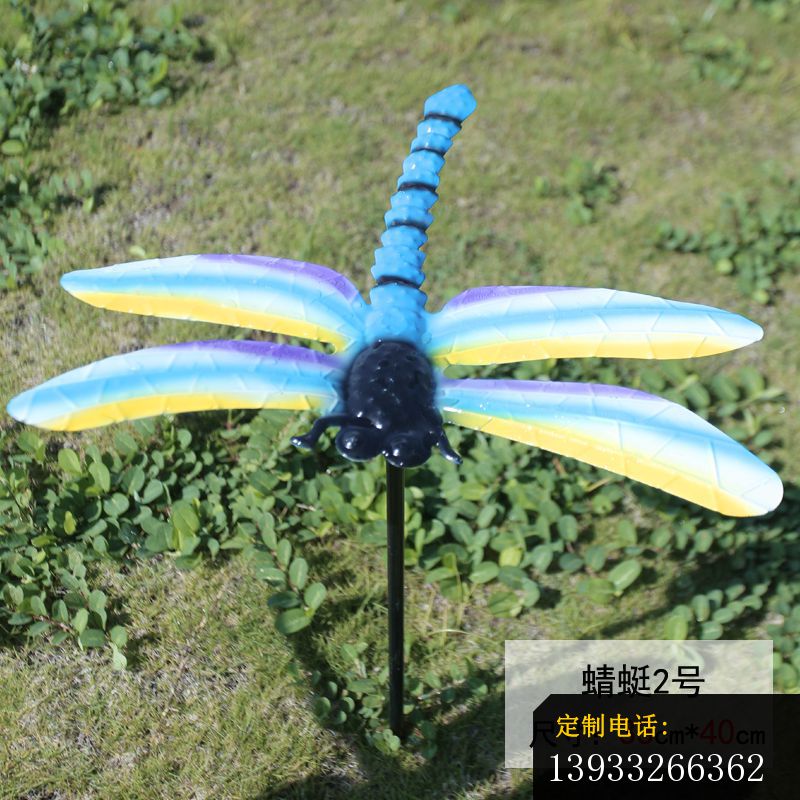 不锈钢彩绘蜻蜓雕塑_800*800