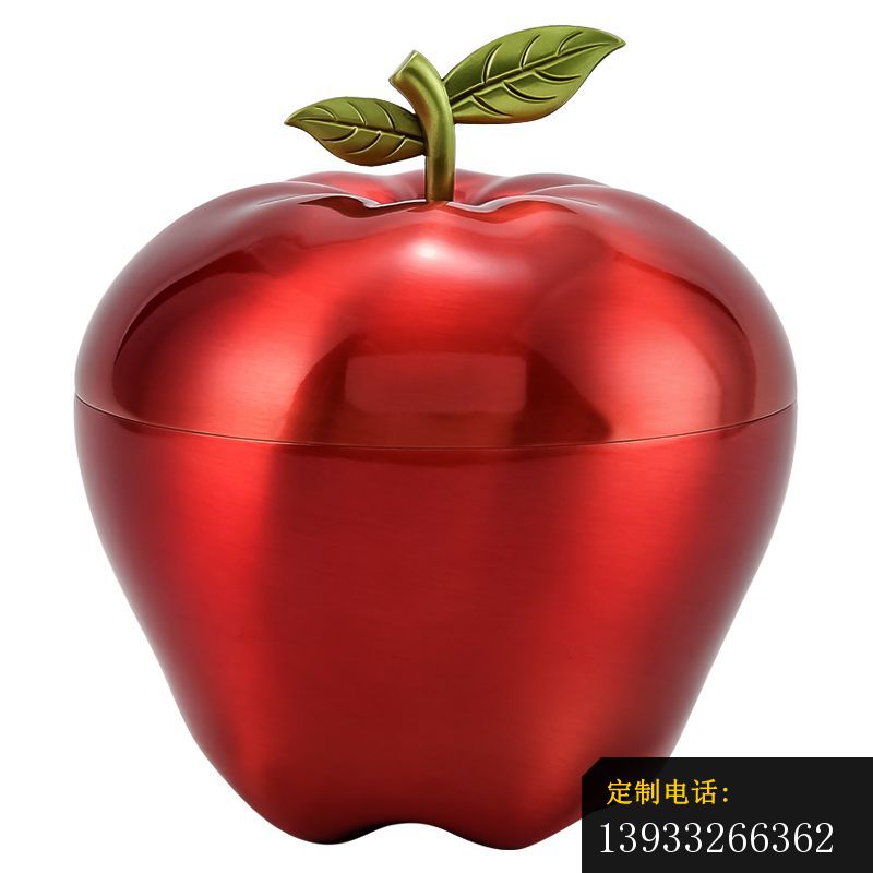 不锈钢创意景观苹果雕塑_800*800