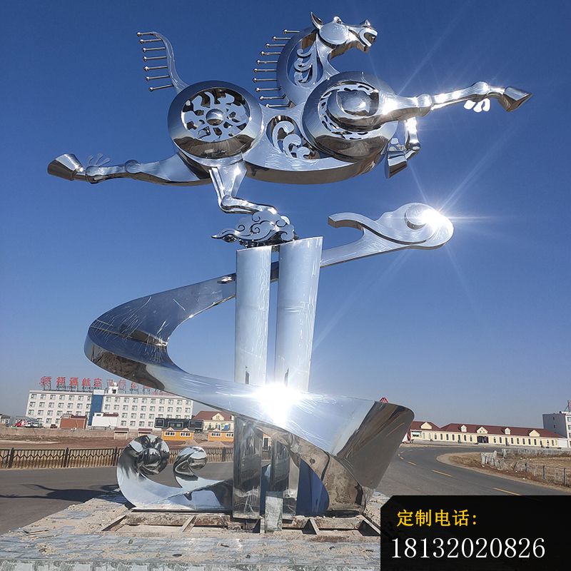 不锈钢马踏飞燕雕塑_800*800
