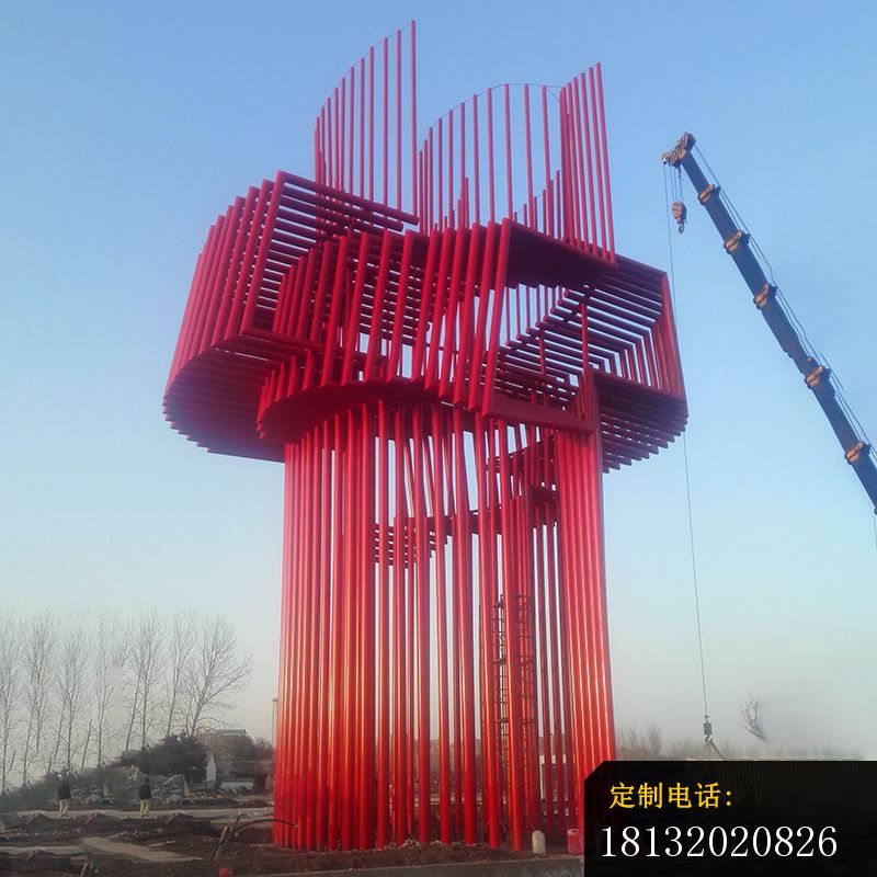 不锈钢广场大型景观雕塑 (2)_800*800