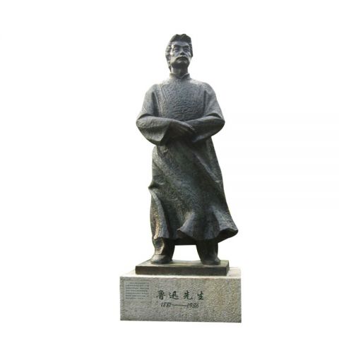  新乡鲁迅公园名人铜雕