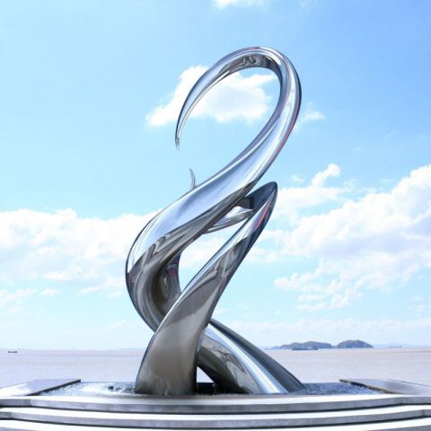 不锈钢公园抽象摆件