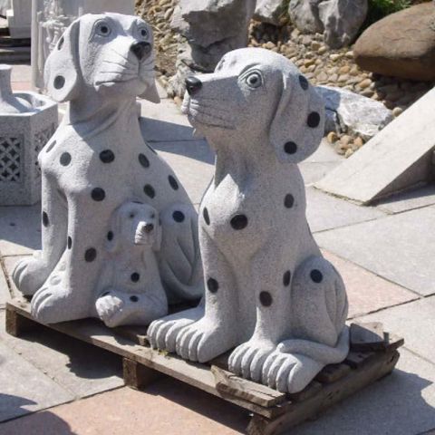 贵阳斑点狗公园动物石雕
