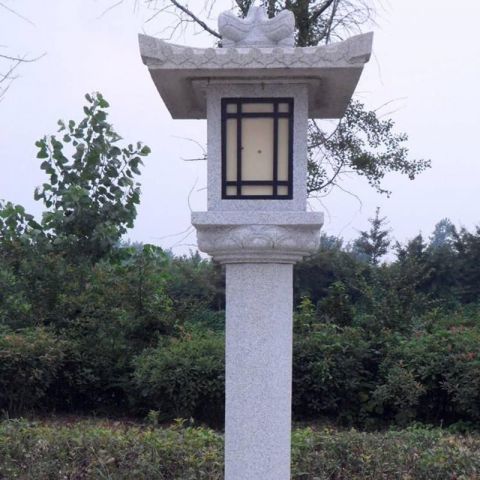   绍兴石雕公园景观石灯雕塑