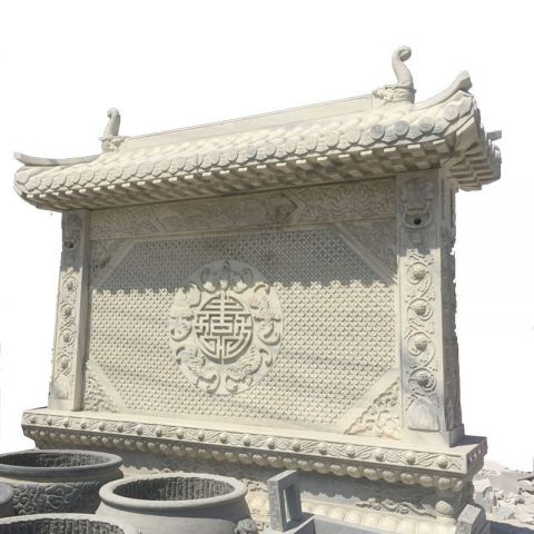 杭州大理石仿古影壁雕塑