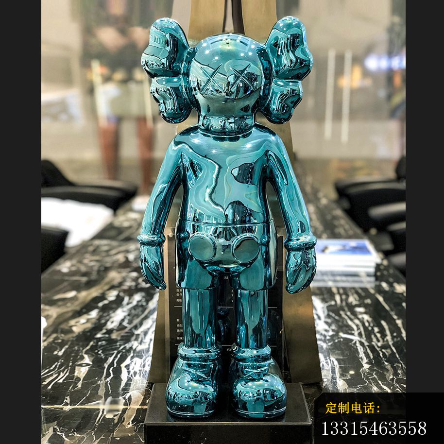 蓝色动漫不锈钢机器人雕塑 (15)_914*914