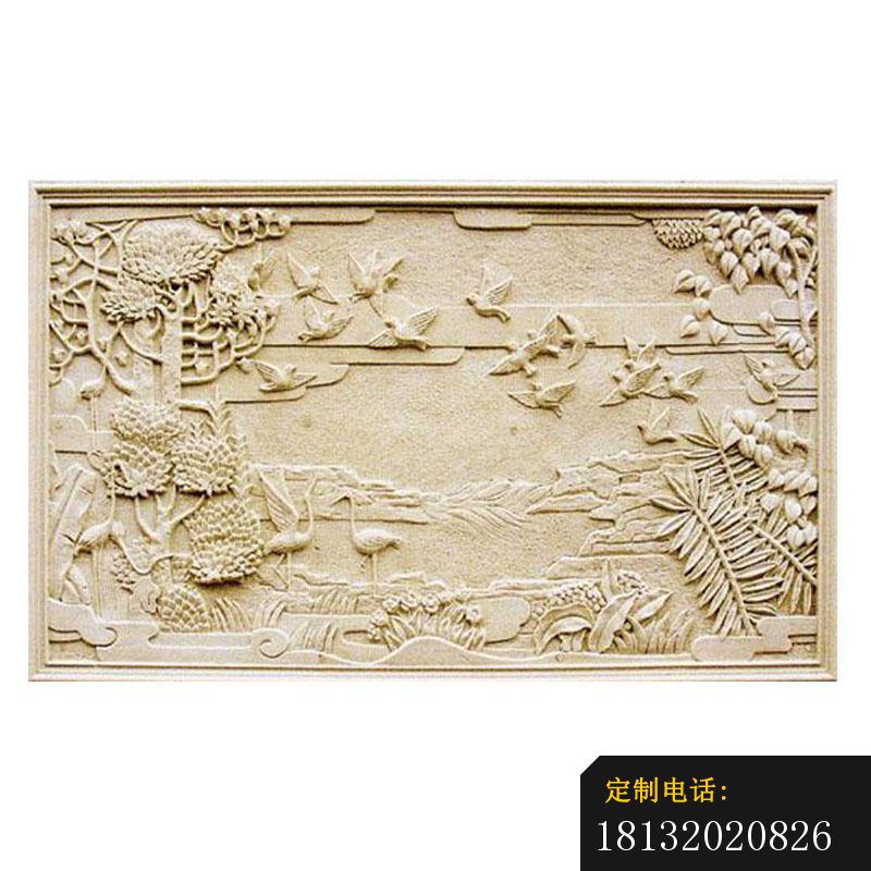户外彩绘浮雕浮雕景墙庭院砂岩山水浮雕厂家定制55072_800*800