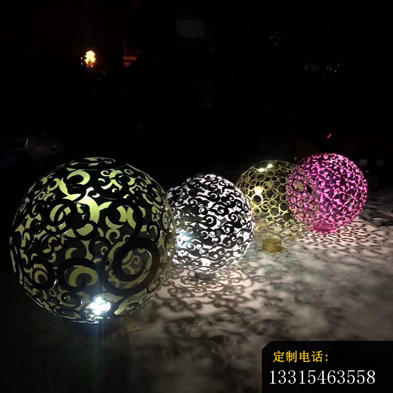 不锈钢广场照明灯镂空球 (2)_800*800