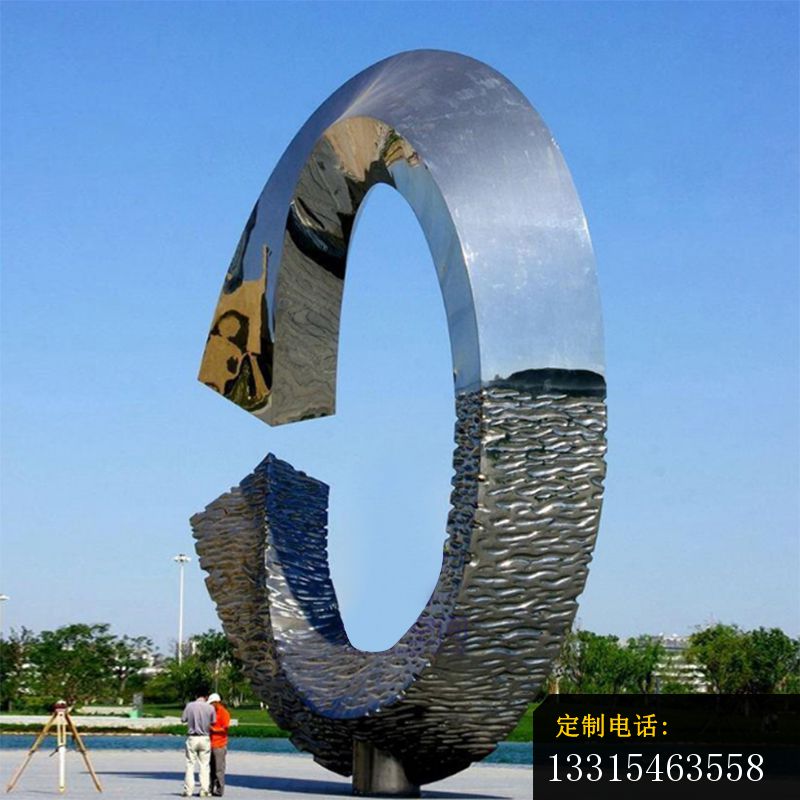 不锈钢景观圆环标志雕塑 (3)_800*800