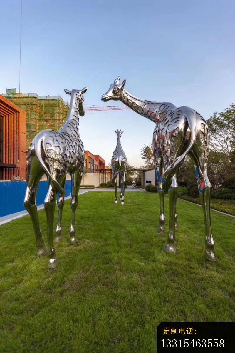 长颈鹿不锈钢雕塑 (3)_800*1200
