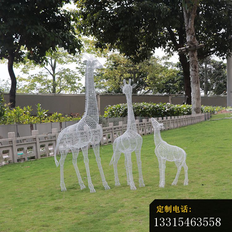 镂空长颈鹿雕塑 (6)_750*750