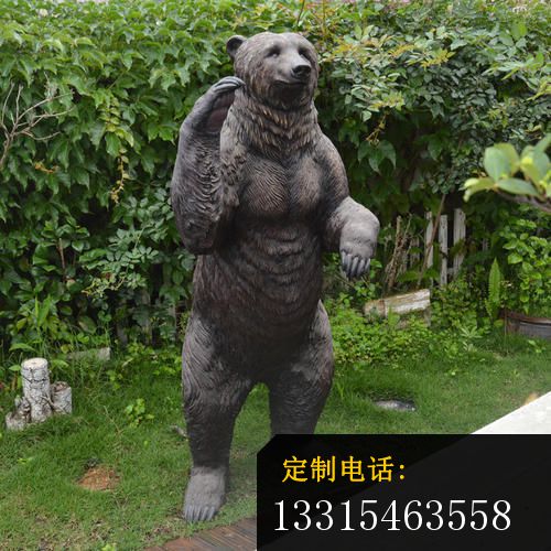 狗熊动物铜雕_500*500