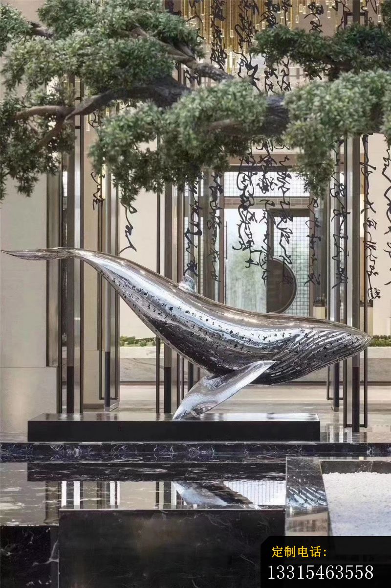 不锈钢镂空海豚动物雕塑_800*1201