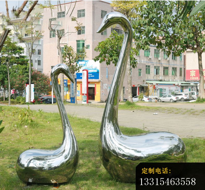 天鹅抽象不锈钢雕塑 (2)_790*733