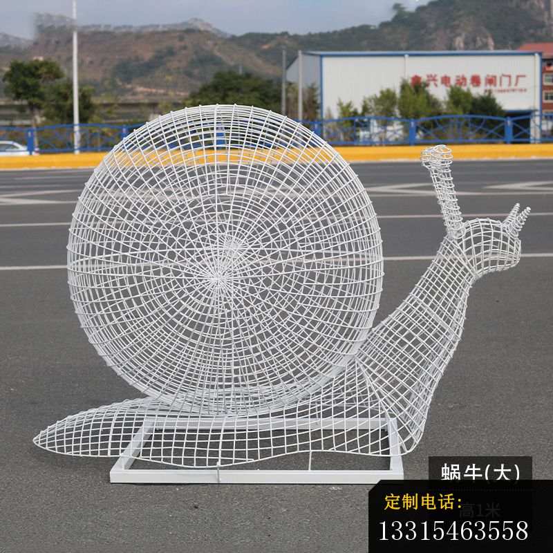 蜗牛镂空不锈钢雕塑 (2)_800*800