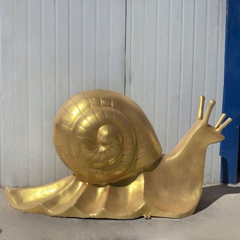 铜雕创意蜗牛雕塑