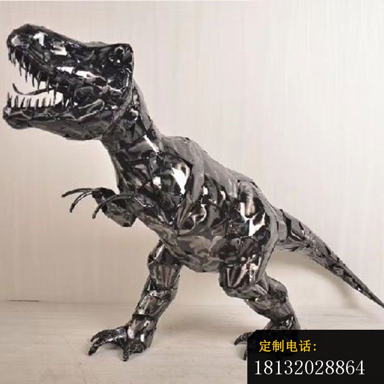 不锈钢恐龙雕塑_750*750