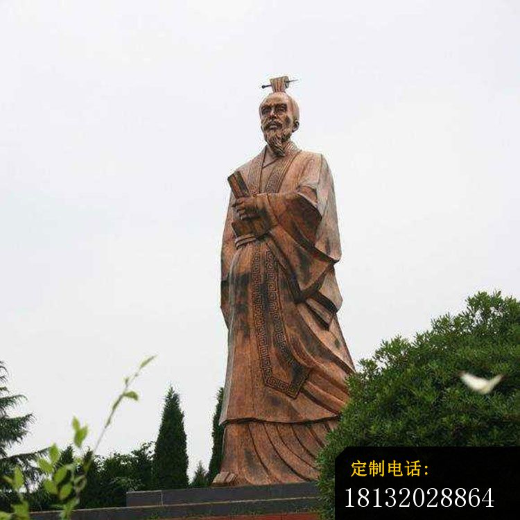 春秋时期政治家管仲石雕_750*750