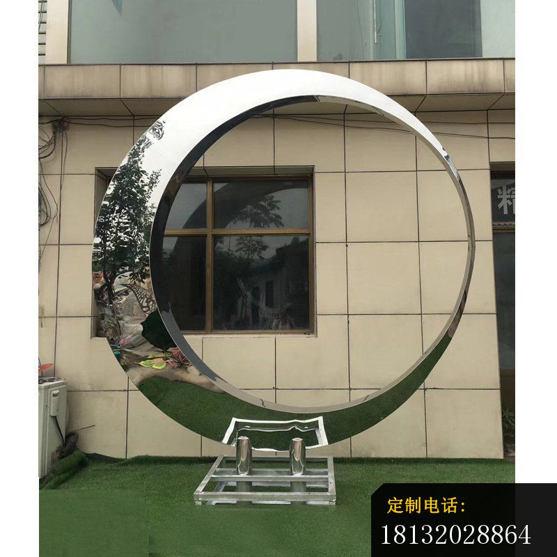 房地产镜面不锈钢圆环雕塑 (1)_800*800