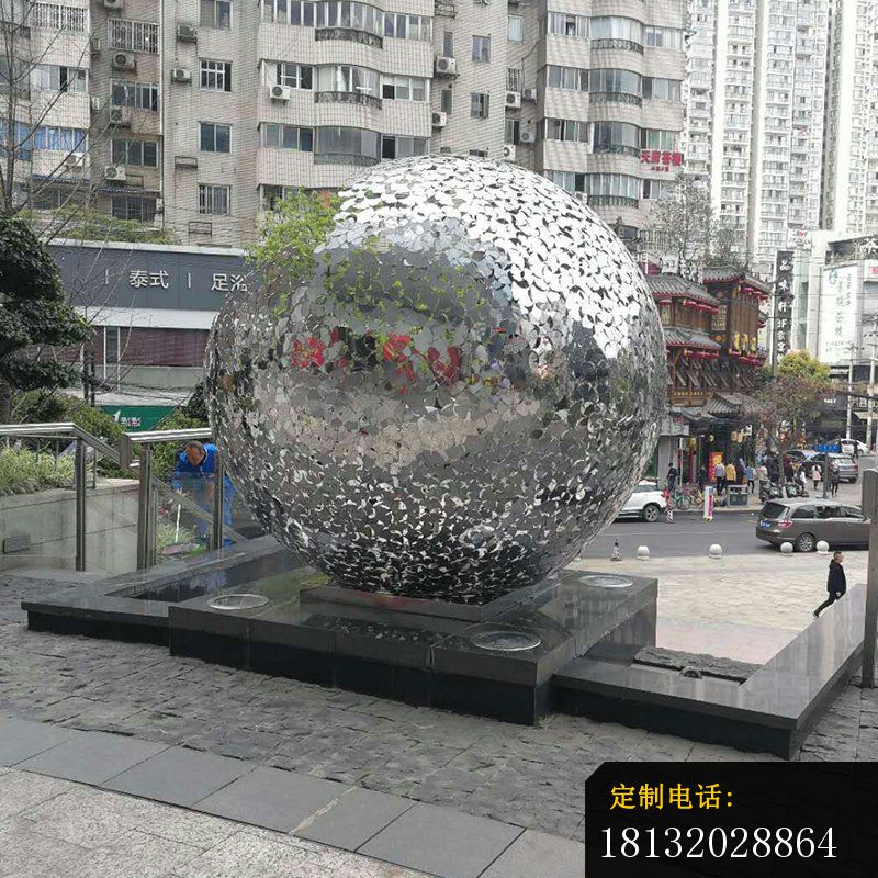 各种不锈钢镂空球造型雕塑 (3)_800*800