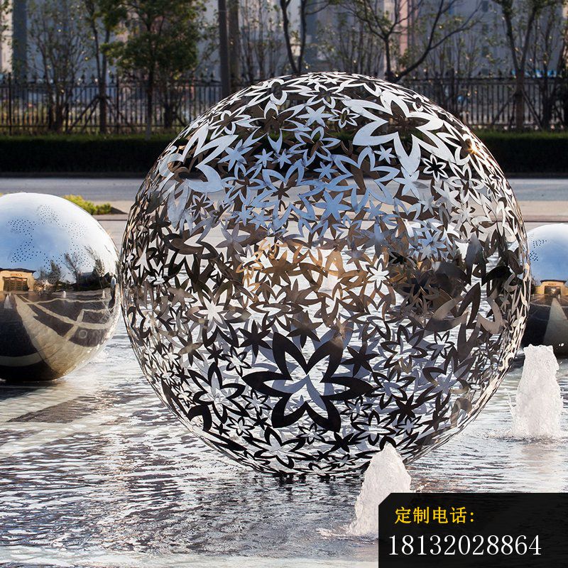 各种不锈钢镂空球造型雕塑 (4)_800*800