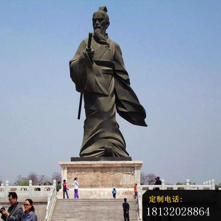 古代姜太公铜雕_750*750