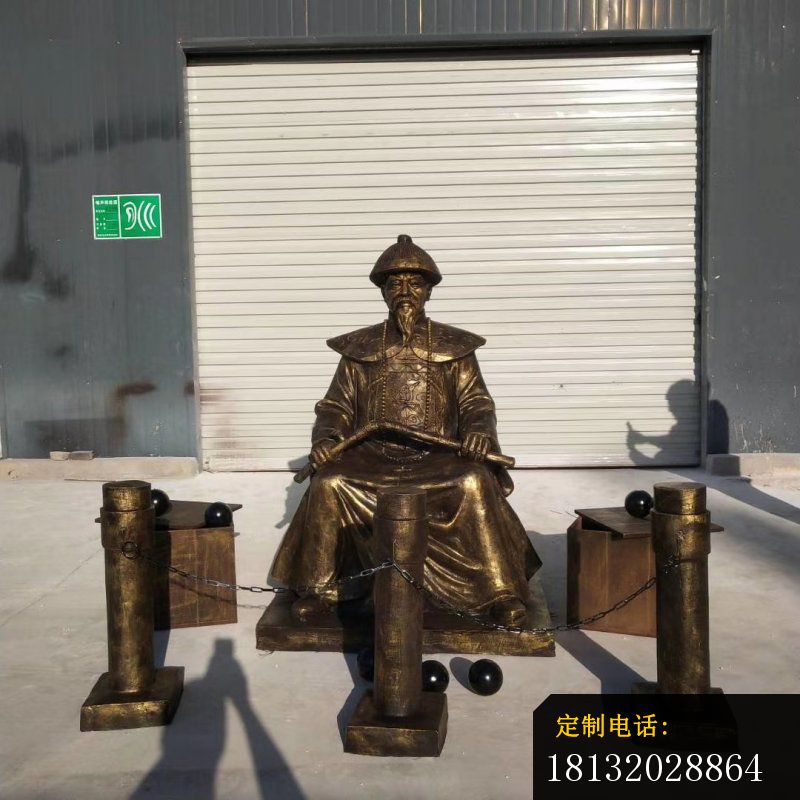 虎门销烟林则徐铜雕_800*800