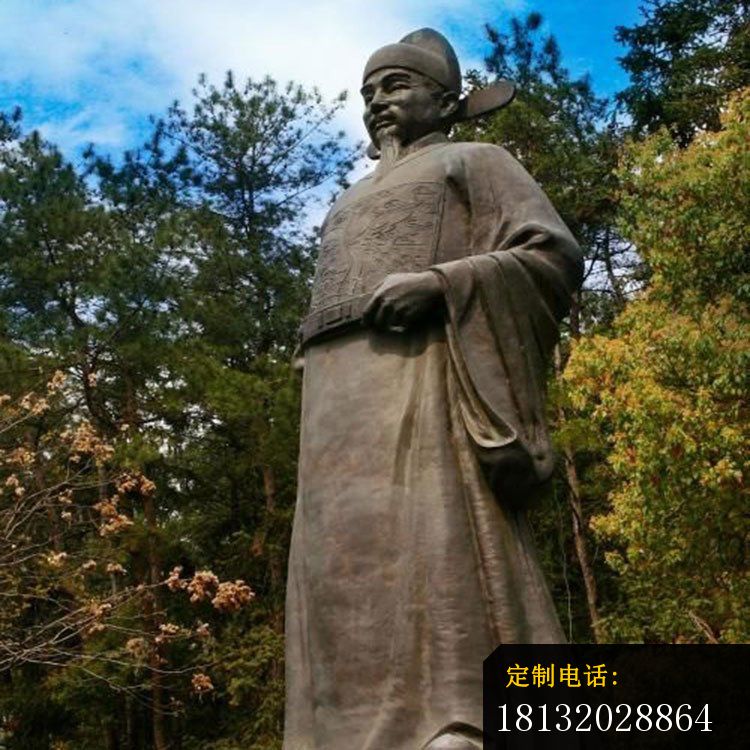 杰出政治家狄仁杰铜雕_750*750
