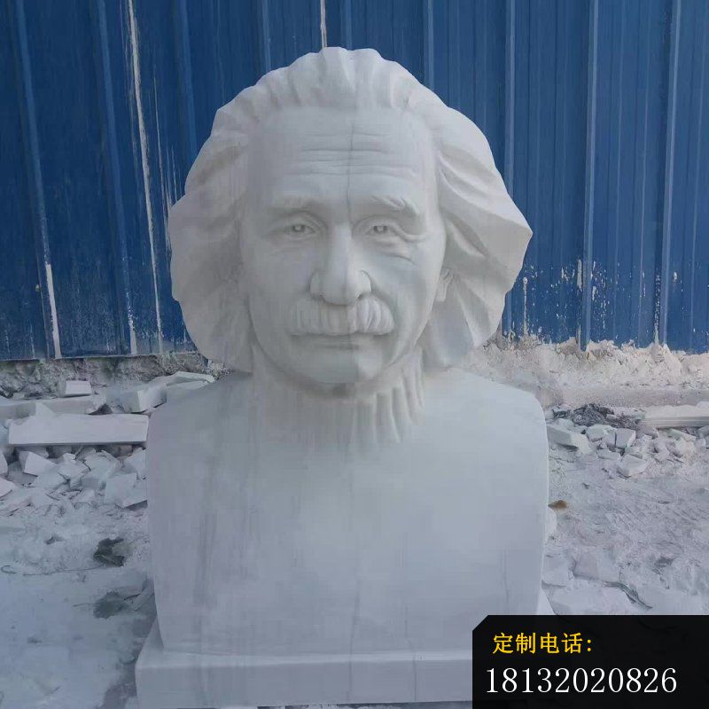校园爱因斯坦胸像雕塑_800*800