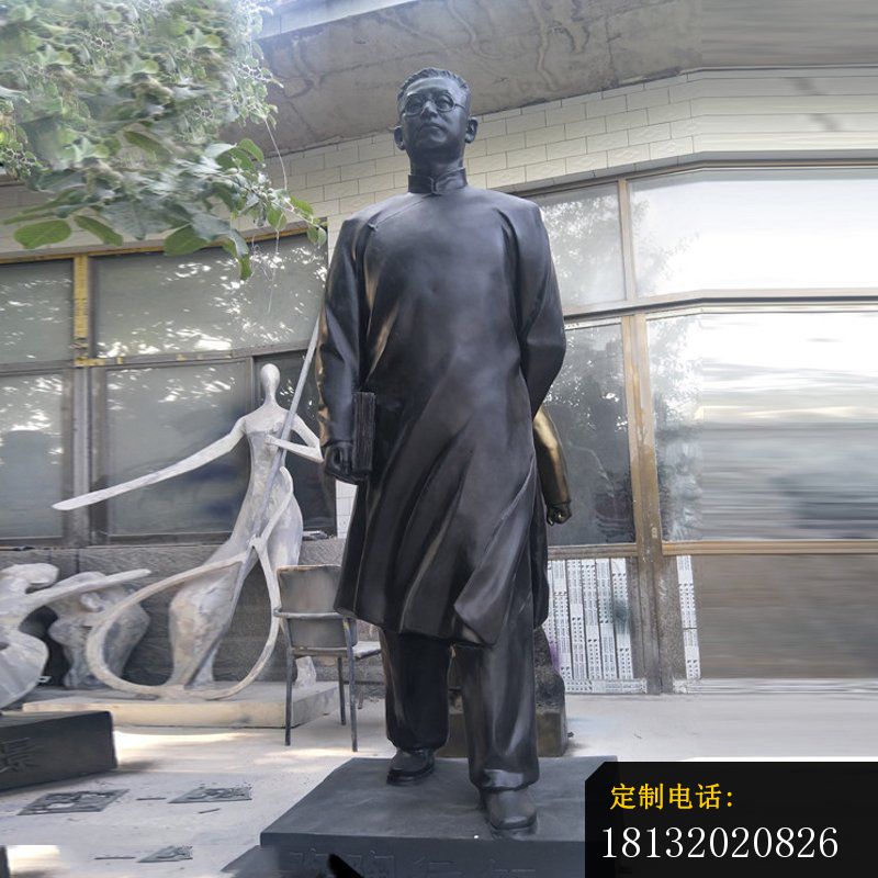 校园近代名人教育家陶行知铜雕_800*800