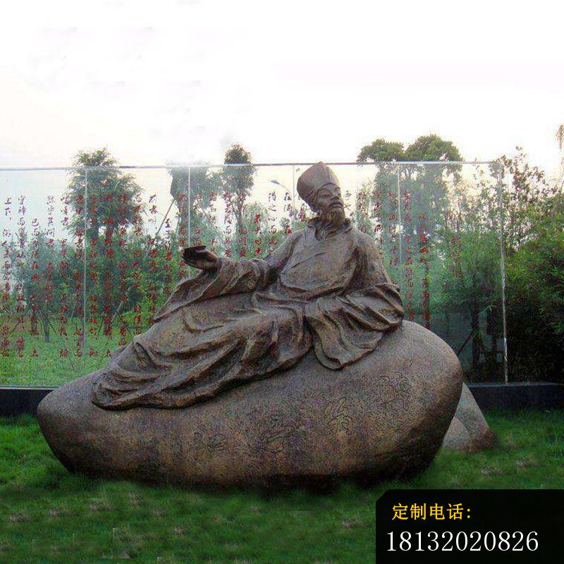 校园醉翁亭记欧阳修铜雕_800*800