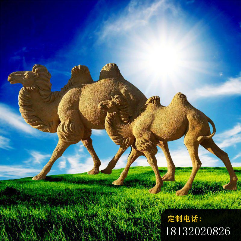 玻璃钢仿真动物骆驼雕塑 (1)_800*800