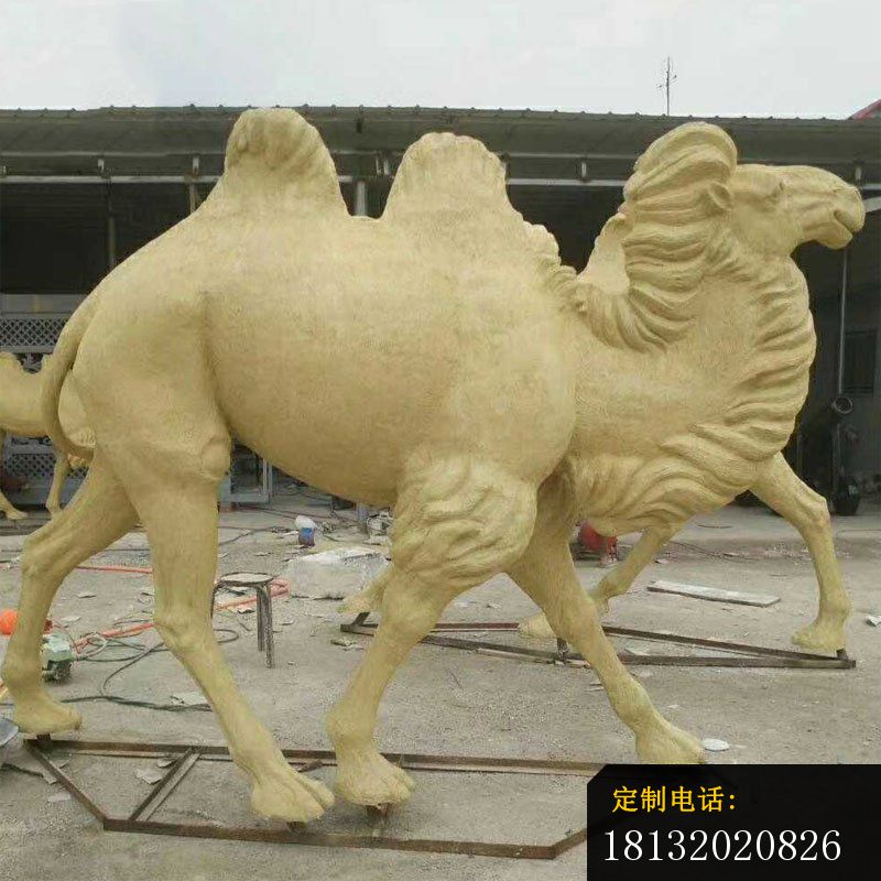 玻璃钢仿真动物骆驼雕塑 (3)_800*800