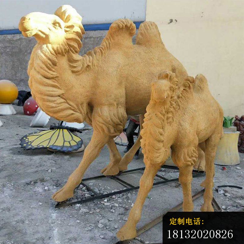 玻璃钢仿真动物骆驼雕塑 (2)_800*800