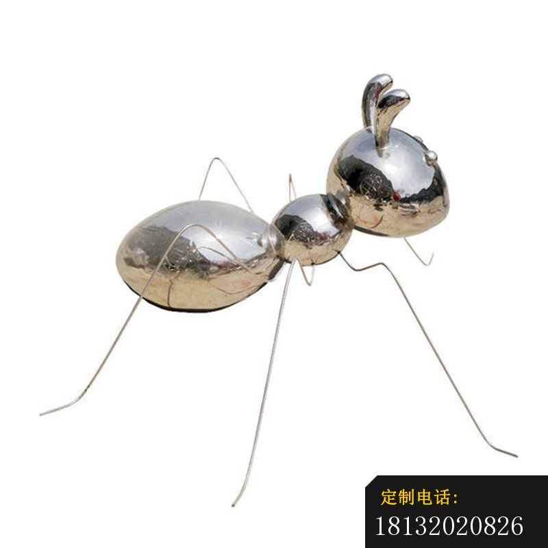 不锈钢昆虫镜面蚂蚁雕塑_800*800