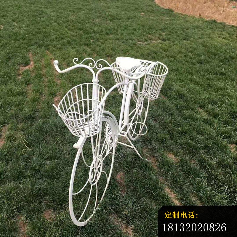 不锈钢喷漆自行车雕塑 (1)_800*800