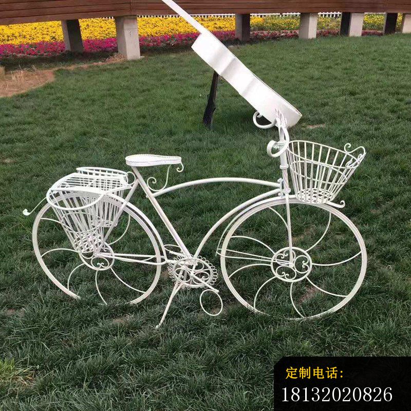 不锈钢喷漆自行车雕塑 (3)_800*800
