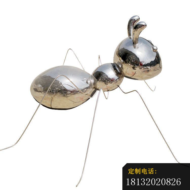 镜面不锈钢蚂蚁雕塑_750*750